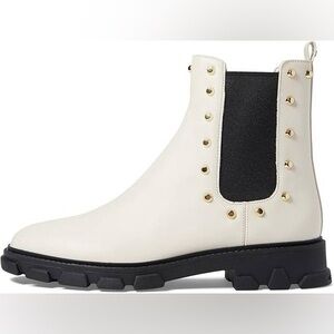 NEW MICHAEL KORS Women's Ridley Boots Size 10M Chelsea Pull-On Round Toe Studded